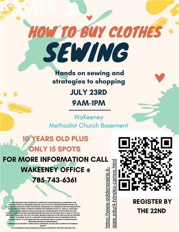 buying clothes-sewing flyer